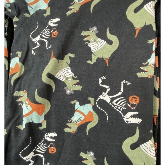 Carter's 4 Piece Glow in the Dark Dinosaur T-Rex Halloween Pajama Set 12 Months - Picture 5 of 9